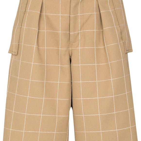Jacquemus Quadri check Bermuda shorts